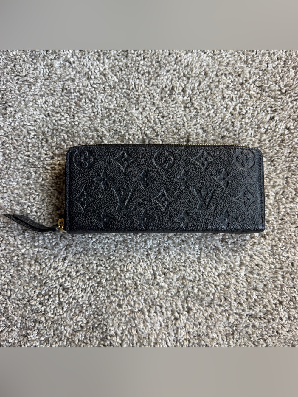 Louis Vuitton Black Clemence Wallet